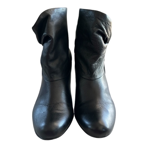 Steve Madden Jessii Leather Ankle Women's Black Bootie Size 6.5 - Picture 4 of 8